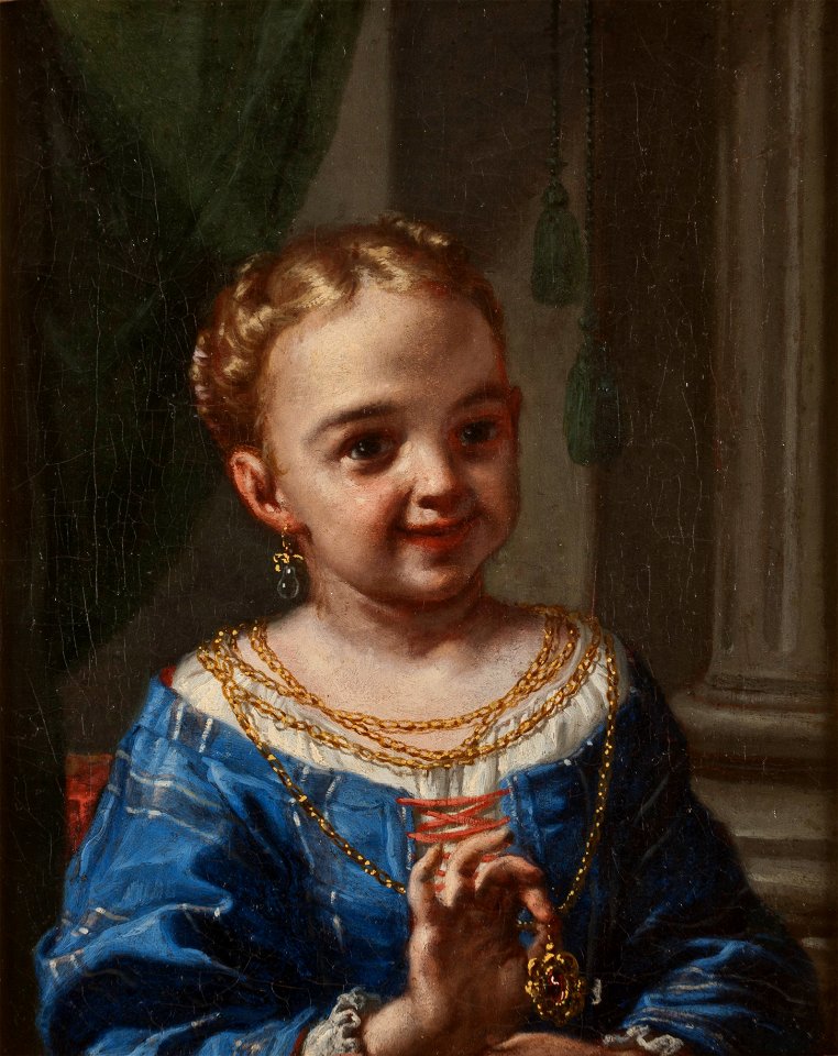 Girl with a Piece of Jewellery (Antonio Amorosi) - Nationalmuseum - 17328