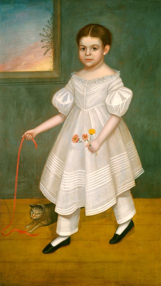 Girl with Kitten G-001987-20121002