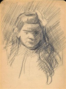 Girl with a Ribbon by Theo van Doesburg Centraal Museum AB4507