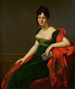 Girodet-Trioson - Madame Augustine Bertin de Vaux (1809)