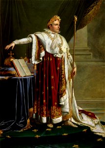 Napoleon I (by Anne Louis Girodet de Roucy-Trioson). Free illustration for personal and commercial use.
