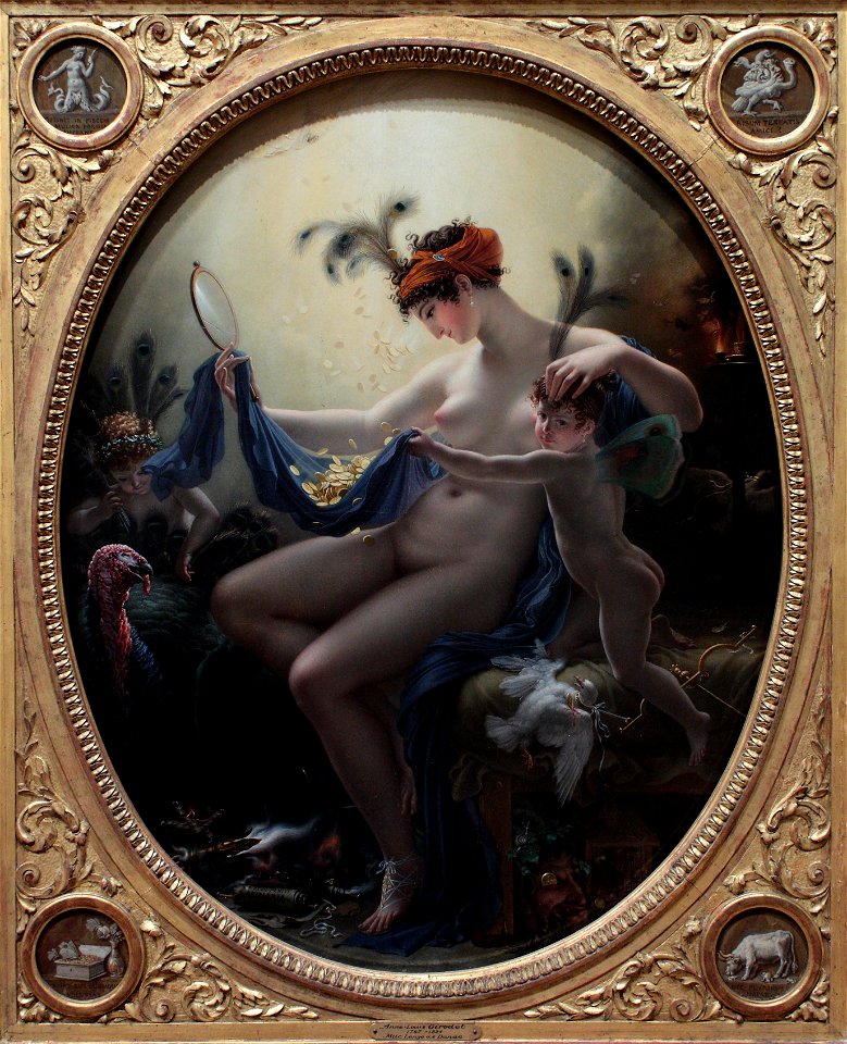 Girodet-Trioson - Mademoiselle Lange as Danae, 1799