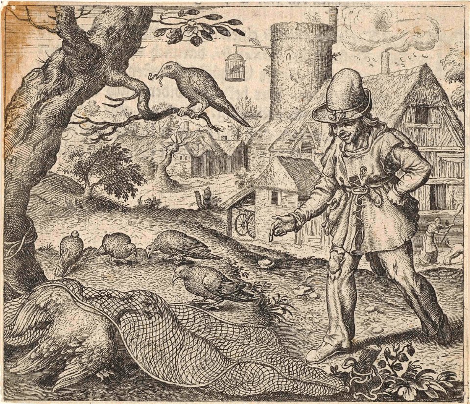 Fabel van de kiekendief en de koekoek