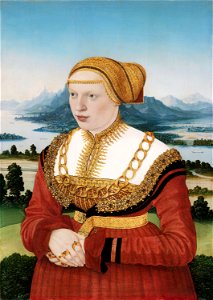 Conrad Faber von Kreuznach - Bildnis der Katherina Knoblauch (1532)
