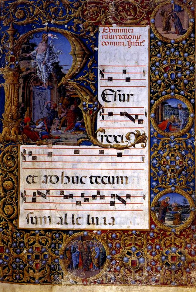 Girolamo Da Cremona - Page of a choirbook - WGA09516
