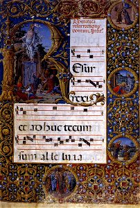 Girolamo Da Cremona - Page of a choirbook - WGA09516