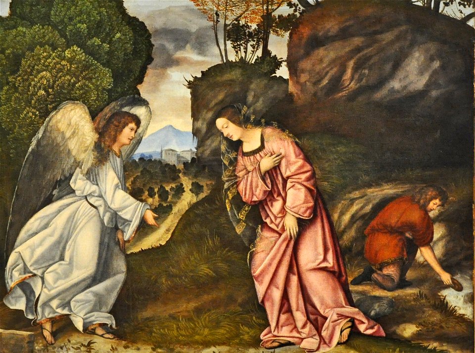 Girolamo da Treviso, Hagar and the angel