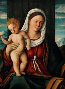 Girolamo da Santacroce - Madonna and Child