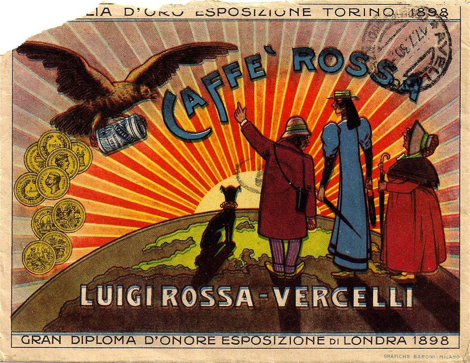 Fabbrica di caffe' Rossa, Vercelli 1930 - san dl SAN IMG-00002467