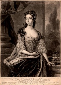 Faber after Hysing - Caroline of Great Britain