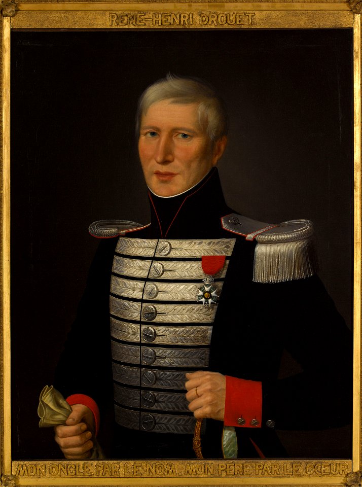 Giroust, Jean Antoine Théodore - Portrait du Lieutenant René-Henri Drouet - 760 - Maison de Victor Hugo