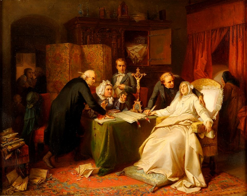 Gisbert Flüggen Die Erbschleicher 1855