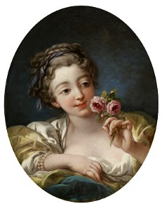 Girl with Roses - Boucher 1760s