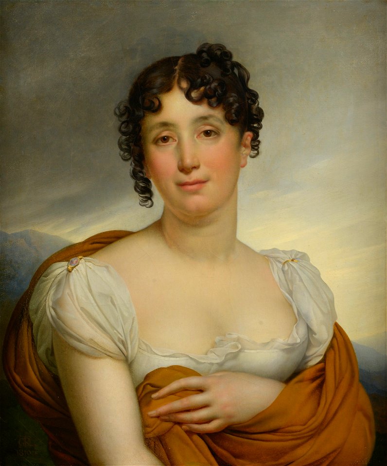Girodet-Trioson - Madame Merlin au châle jaune (Marie-Françoise-Claudine Tricard)