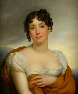 Girodet-Trioson - Madame Merlin au châle jaune (Marie-Françoise-Claudine Tricard)