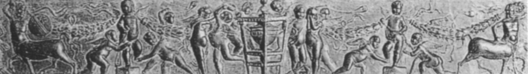 Giuliano da maiano, decorazione della tomba di francesco sassetti, sacrificio di eroti