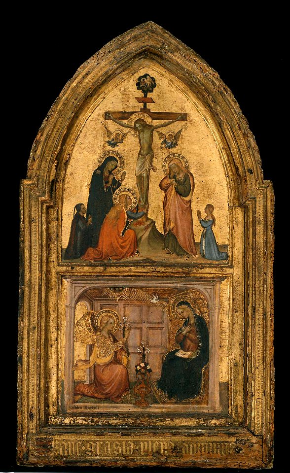 Giuliano di Simone - Annunication, Crucifixion - 22.403 - Museum of Fine Arts