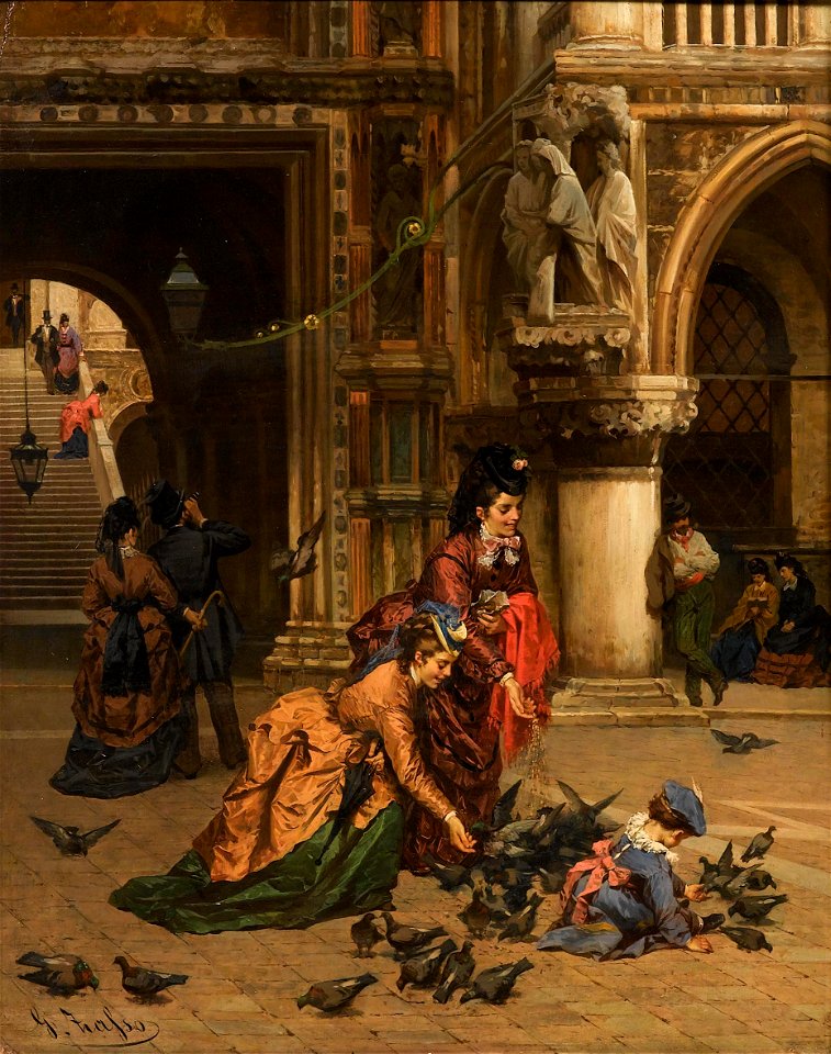 Giuliano Zasso Auf der Piazza San Marco