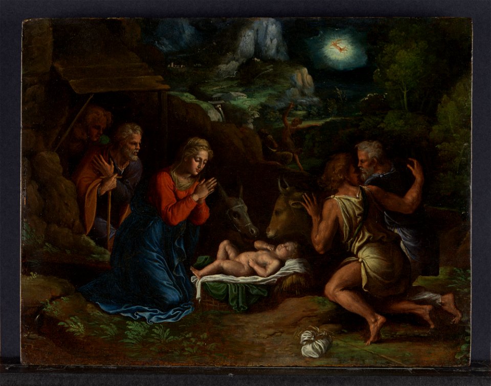 Girolamo da Carpi (Girolamo Sellari) - The Adoration of the Shepherds - 2017.651 - Metropolitan Museum of Art