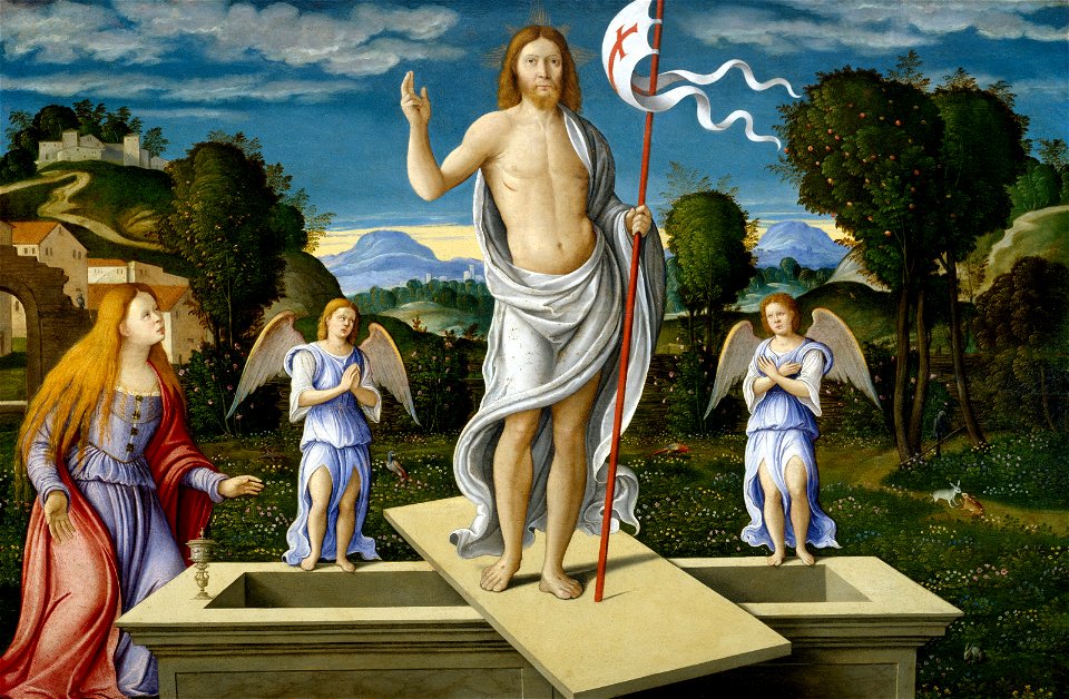 Girolamo da Santacroce - The Resurrection - BF.1983.6 - Museum of Fine Arts