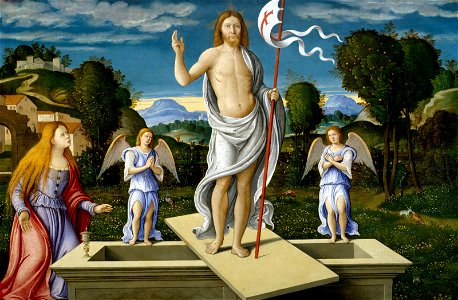 Girolamo da Santacroce - The Resurrection - BF.1983.6 - Museum of Fine Arts