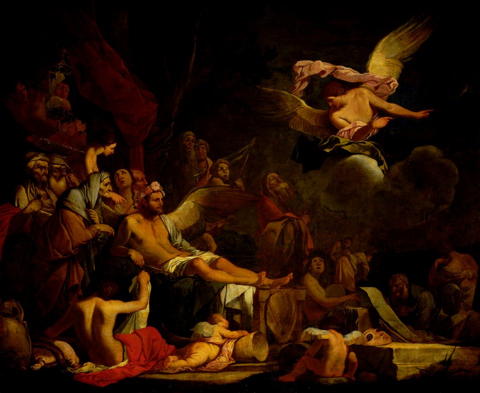 Giulio Carpioni - Iris als Botschafterin im Reich des Hypnos - GG 1608 - Kunsthistorisches Museum