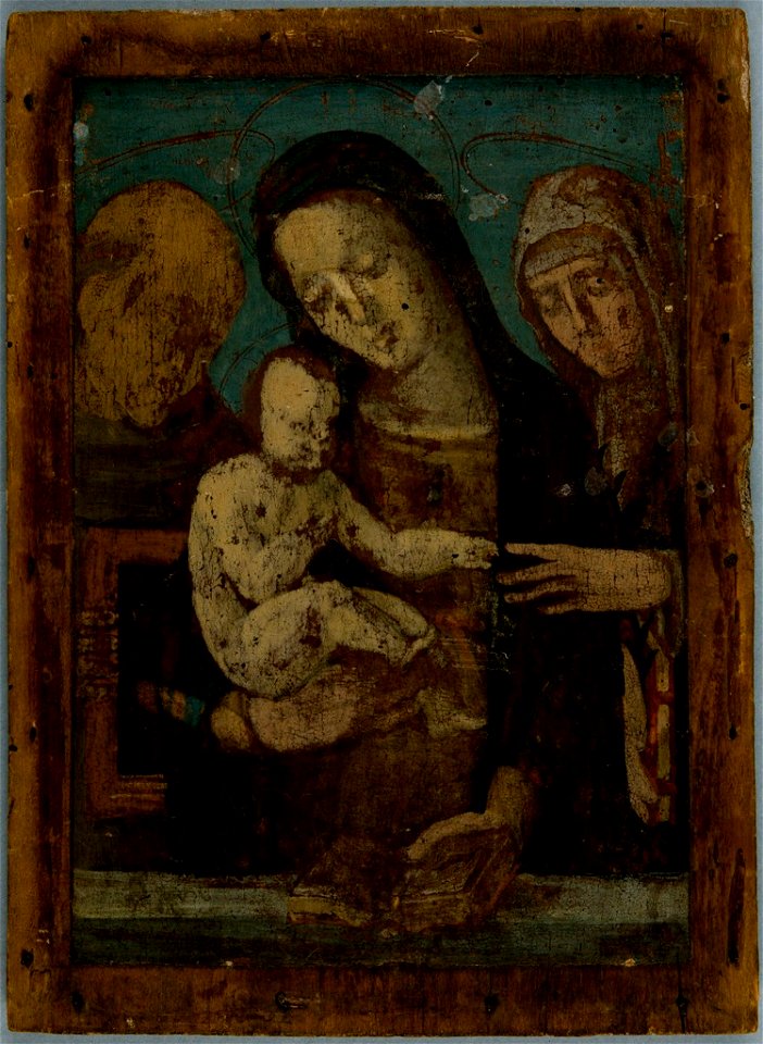 Girolamo del Pacchia - Mystic Marriage of Saint Catherine with Saint Bernardine - 1968.147 - Fogg Museum