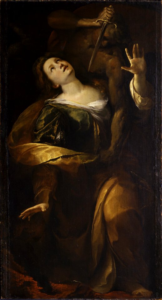 Giulio Cesare Procaccini - Martyrdom of Saint Justina - y1975-31 - Princeton University Art Museum