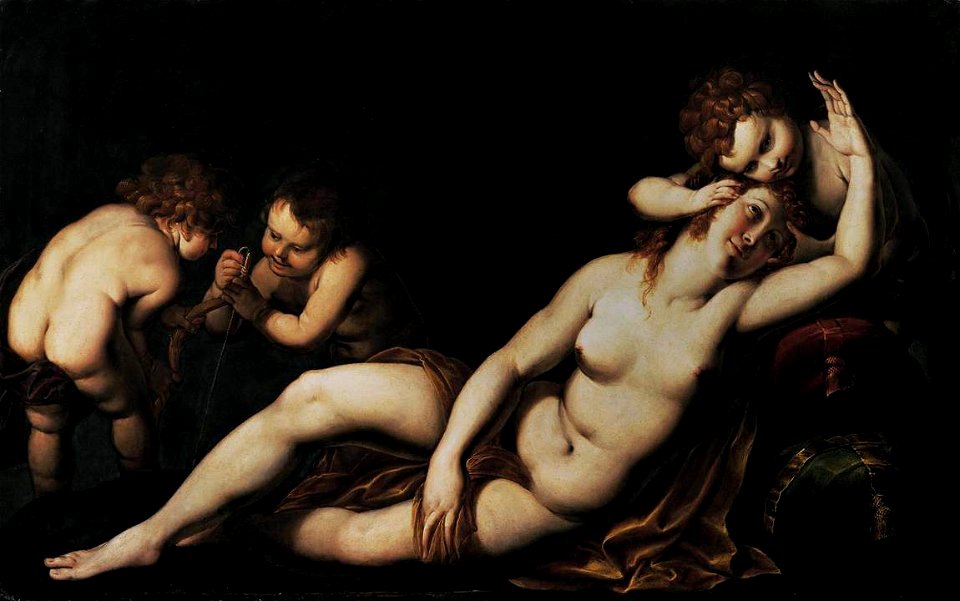 Giulio Cesare Procaccini - Venus and Cupids - WGA18434