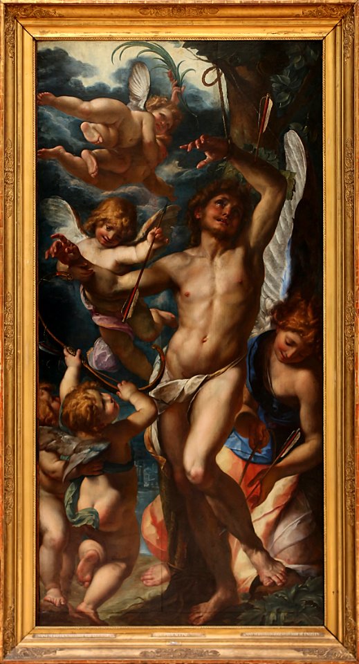 Giulio Cesare Procaccini - Saint Sébastien secouru par les anges