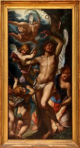 Giulio Cesare Procaccini - Saint Sébastien secouru par les anges