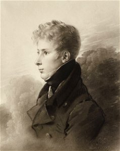 GIRODET Portrait of General Auguste Bertin de Vaux, at the Age of 18, 1817