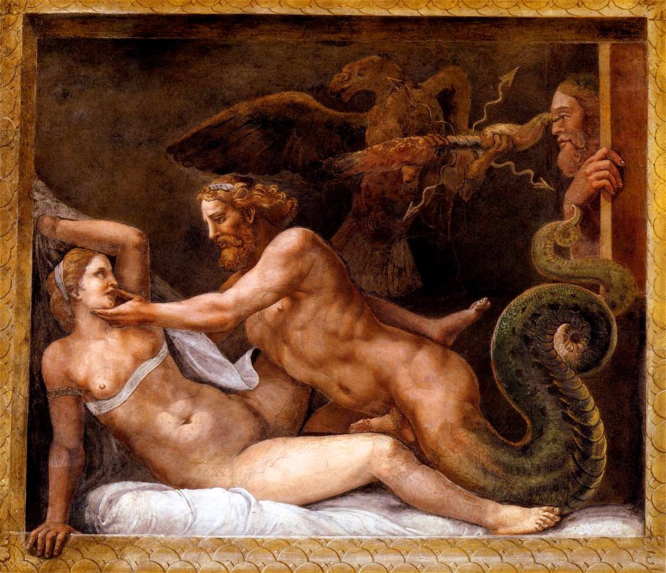 Giulio Romano - Jupiter Seducing Olympias - WGA09573
