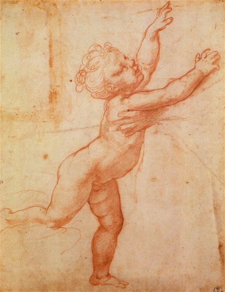 Giulio Romano - Nude Child with Open Arms - WGA09624
