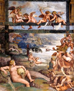 Giulio Romano - River Landscape with Springs - WGA09576