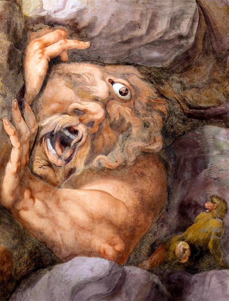 Giulio Romano - Fresco on the east wall (detail) - WGA09552