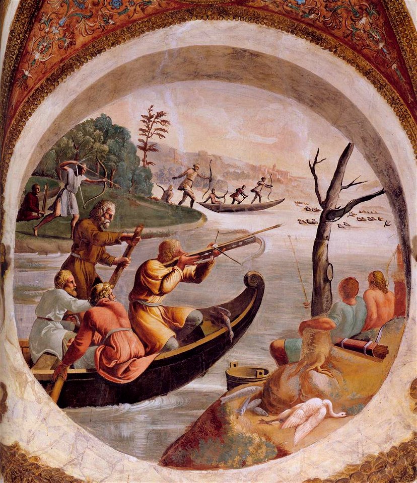 Giulio Romano - Hunting Scene - WGA09595