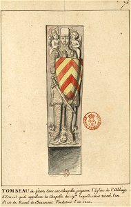 Gisant Raoul de Beaumont 1695