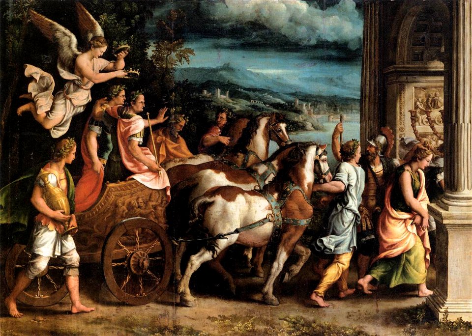 Giulio Romano - Triumph of Titus and Vespasian - WGA09606