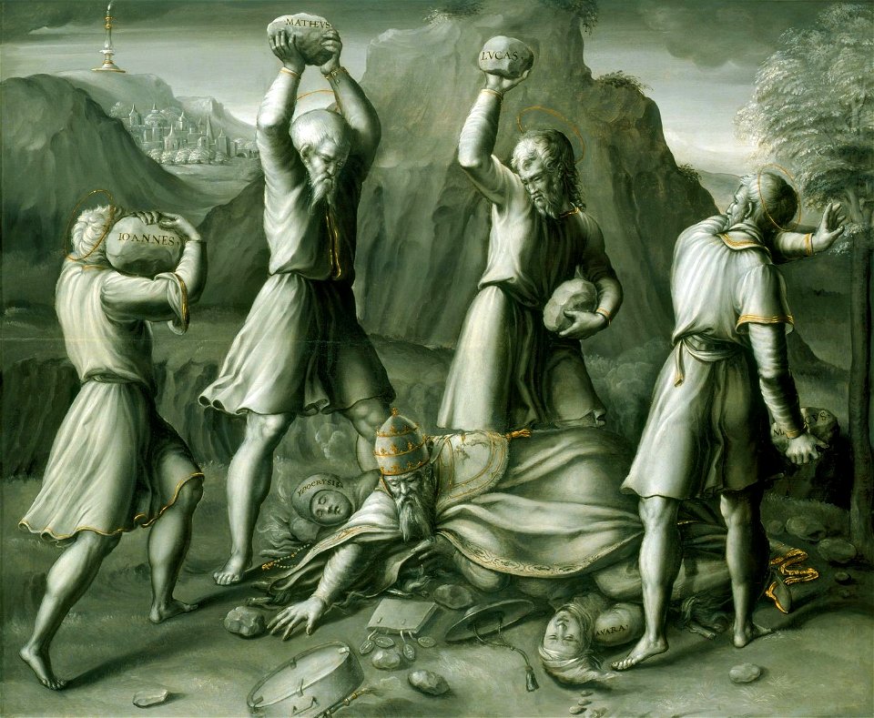Girolamo da Treviso (active c 1497-1544) - A Protestant Allegory - RCIN 405748 - Royal Collection