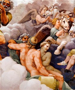 Giulio Romano - Vault - The Assembly of Gods around Jupiter's Throne (detail) - WGA09558. Free illustration for personal and commercial use.