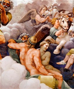 Giulio Romano - Vault - The Assembly of Gods around Jupiter's Throne (detail) - WGA09558