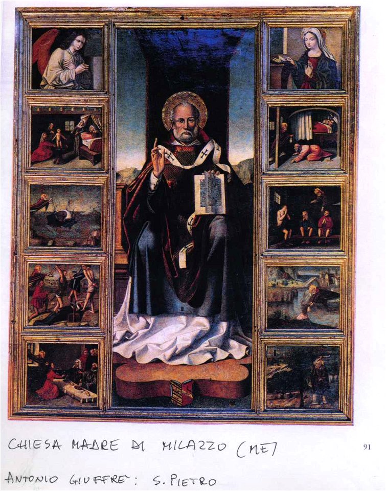 Giuffrè Antonino, San Nicola di Bari in trono, 23053