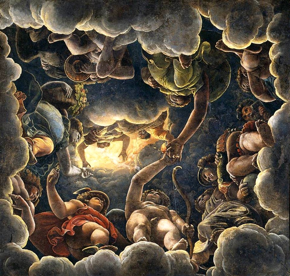 Giulio Romano - Vaulted ceiling (detail) - WGA09580
