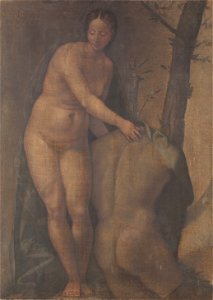 Girolamo di Tommaso da Treviso - Allegorische weibliche Figur - GG 2647 - Kunsthistorisches Museum