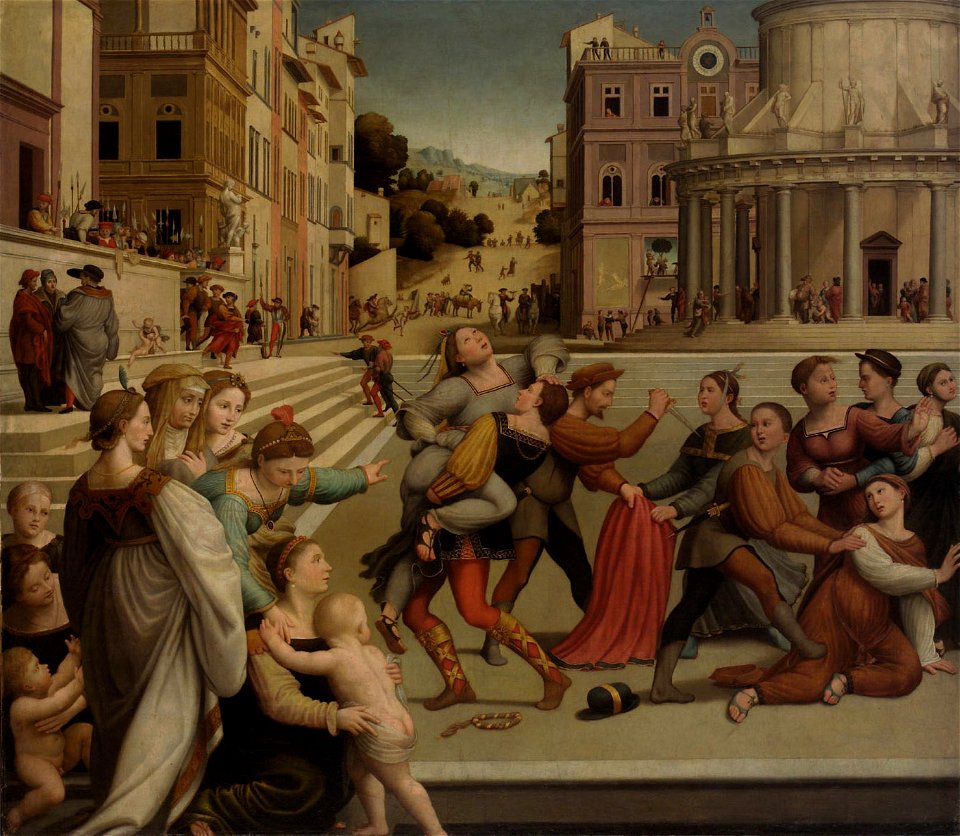 Giuliano Bugiardini - Entführung der Dina - GG 1554 - Kunsthistorisches Museum