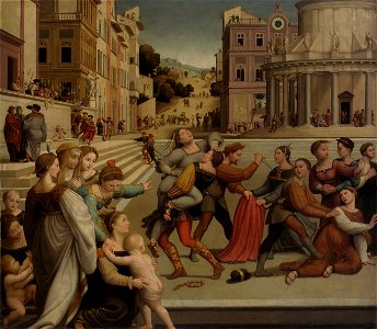 Giuliano Bugiardini - Entführung der Dina - GG 1554 - Kunsthistorisches Museum
