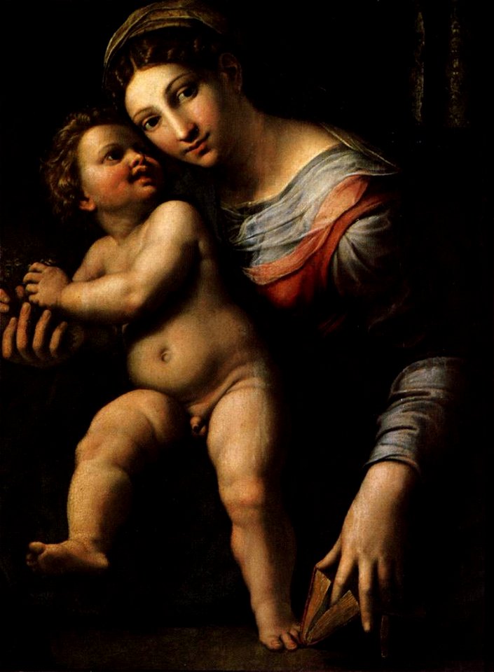 Giulio Romano - Virgin with the Child - WGA09618
