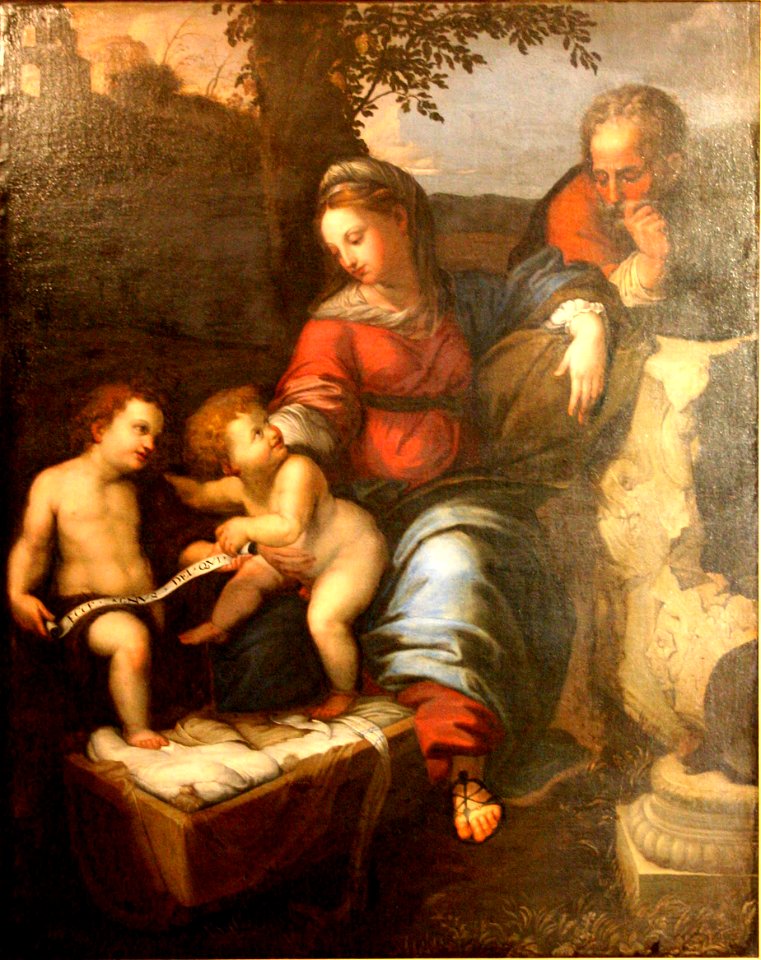 Giulio Romano-Vierge à l'enfant