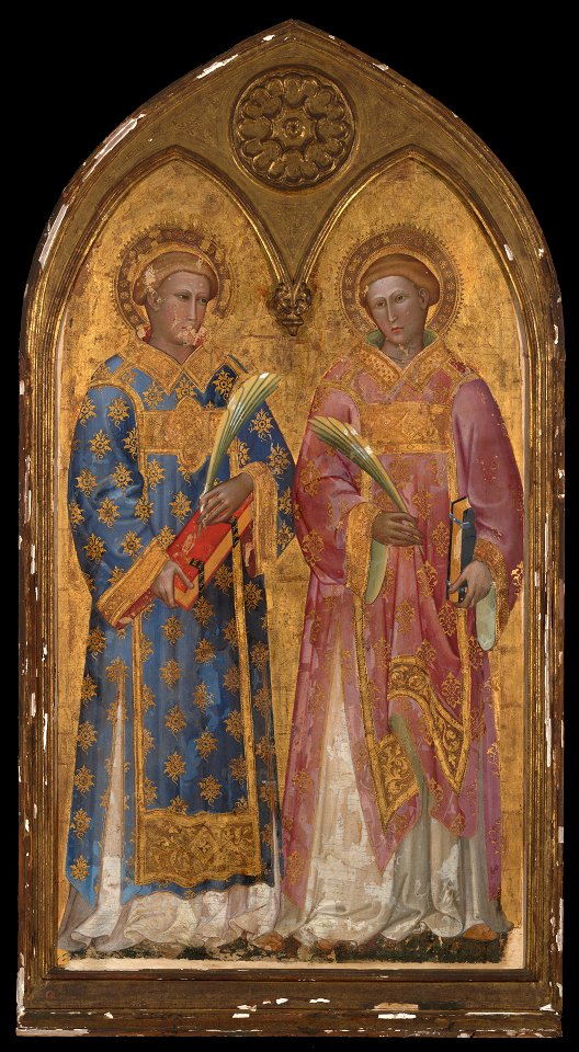Giuliano di Simone da Lucca - Two Deacon Saint - 1943.216 - Yale University Art Gallery